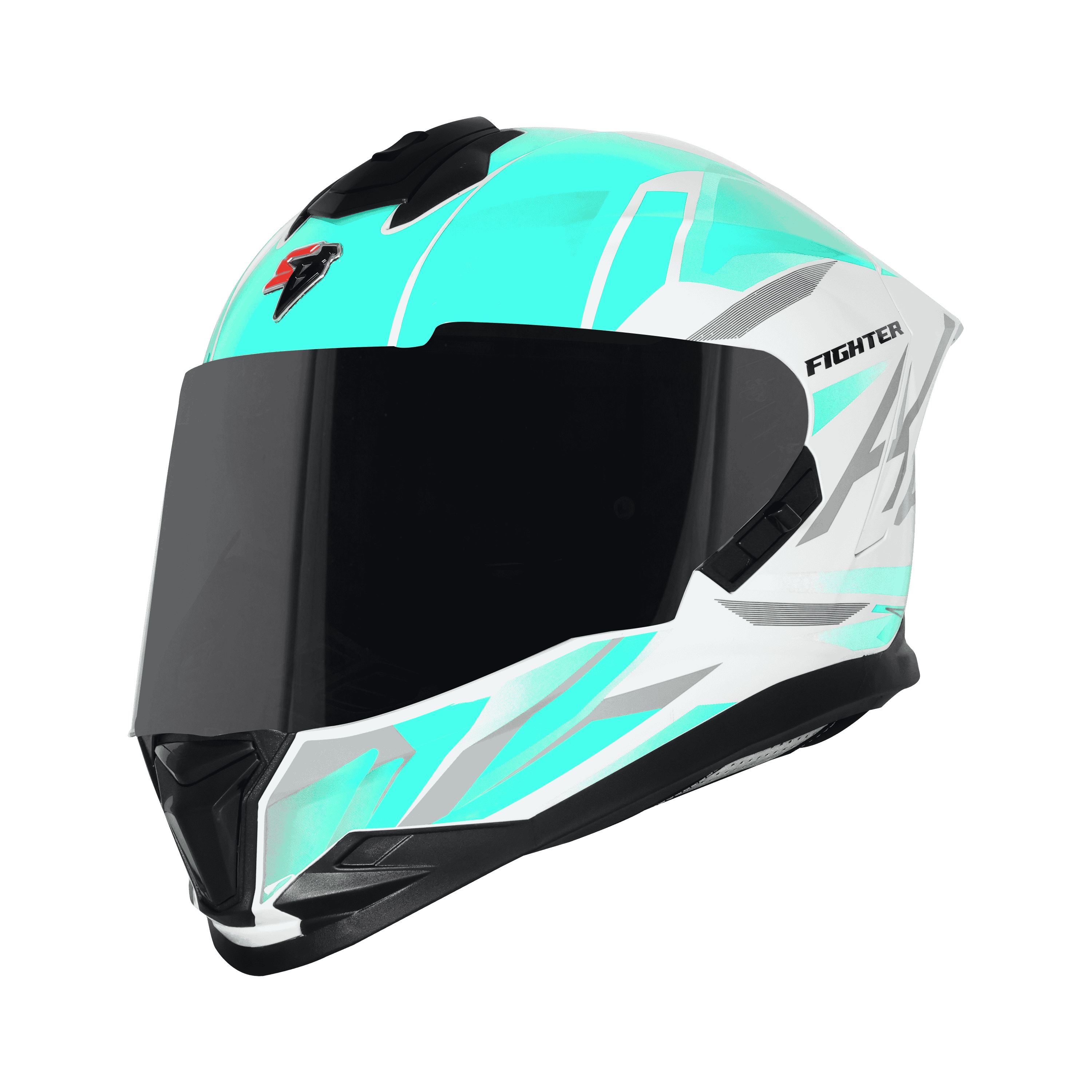 SBH-57 ISS FIGHTER F4 GLOSSY WHITE WITH SEA GREEN